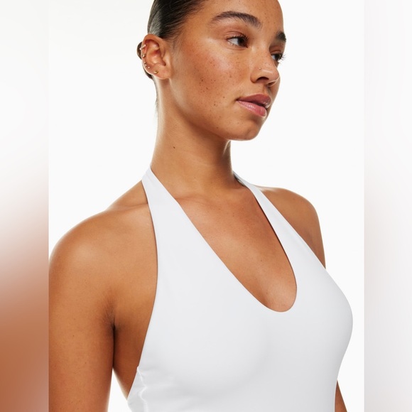 Babaton contour halter bodysuit white size XXS - Picture 3 of 7